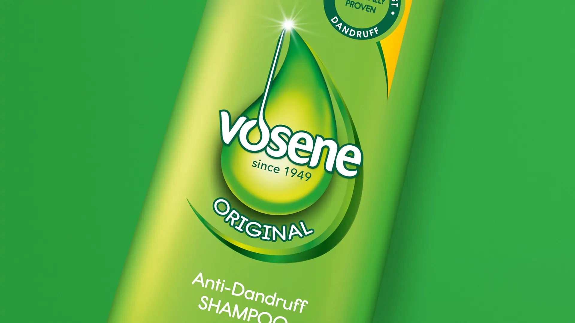 vosene shampoo branding and packaging design