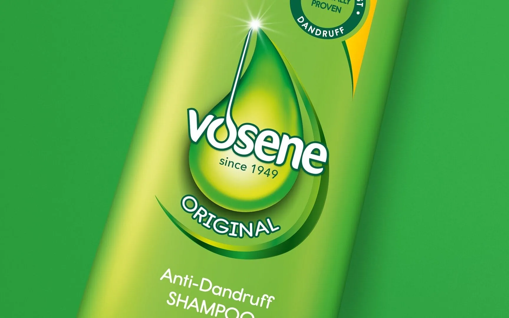 vosene shampoo branding and packaging design