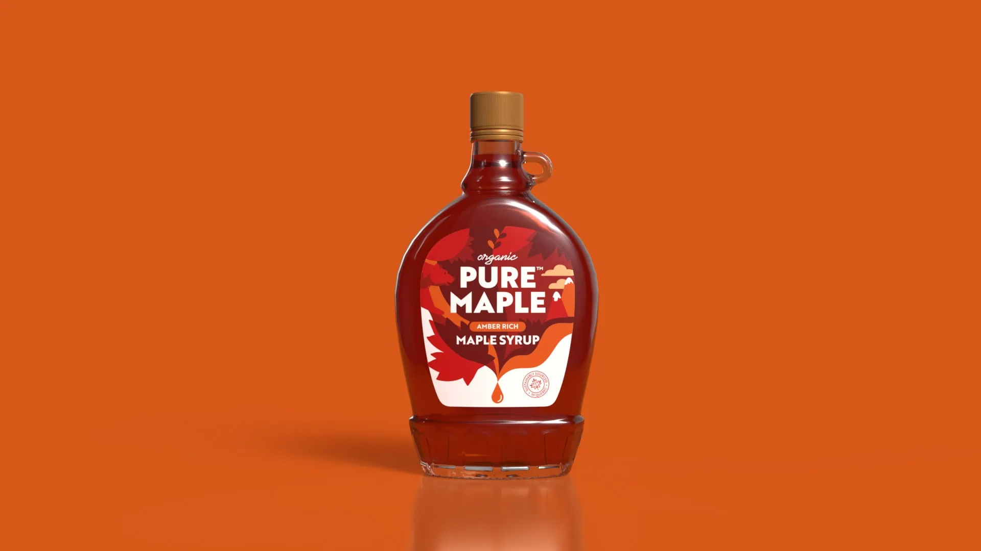 Pure_Maple_Amber_Rich packaging design