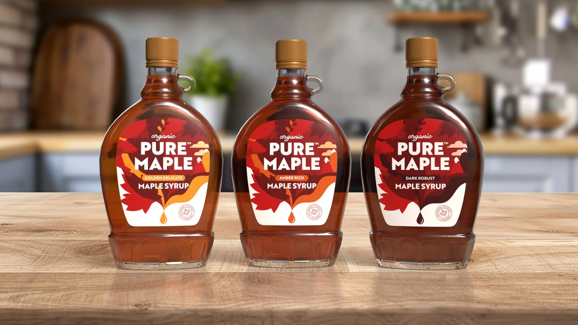 Pure_Maple_Trio_Kitchen packaging design